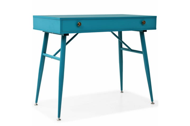 Kirjoituspöytä vetolaatikolla 90x50x76,5cm antiikkinen - Vihreä - Huonekalut - Pöydät - Kirjoituspöydät