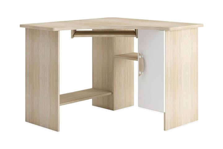 Kulmakirjoituspöytä Grayham - Puu/Valkoinen - Huonekalut - Pöydät - Kirjoituspöydät
