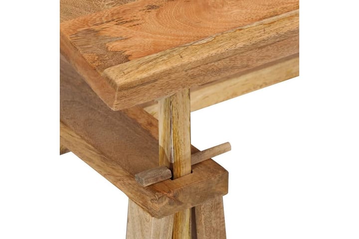 Piirustuspöytä kiinteä mangopuu 116x50x76 cm - Ruskea - Huonekalut - Pöydät - Kirjoituspöydät