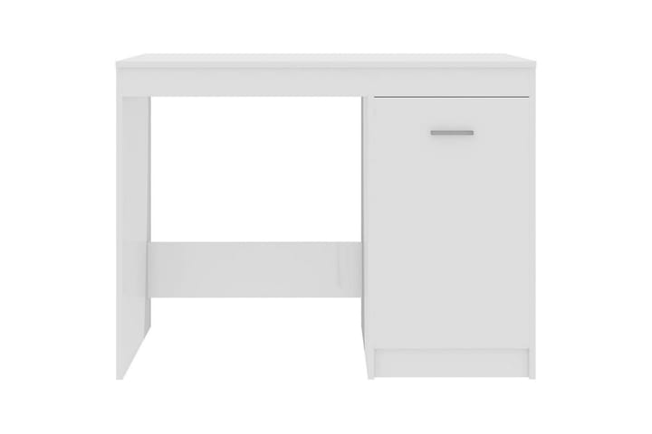 Työpöytä korkeakiilto valkoinen 100x50x76 cm lastulevy - Valkoinen - Huonekalut - Pöydät - Kirjoituspöydät