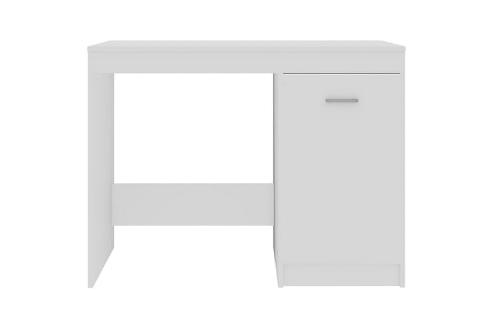 Työpöytä valkoinen 100x50x76 cm lastulevy - Valkoinen - Huonekalut - Pöydät - Kirjoituspöydät