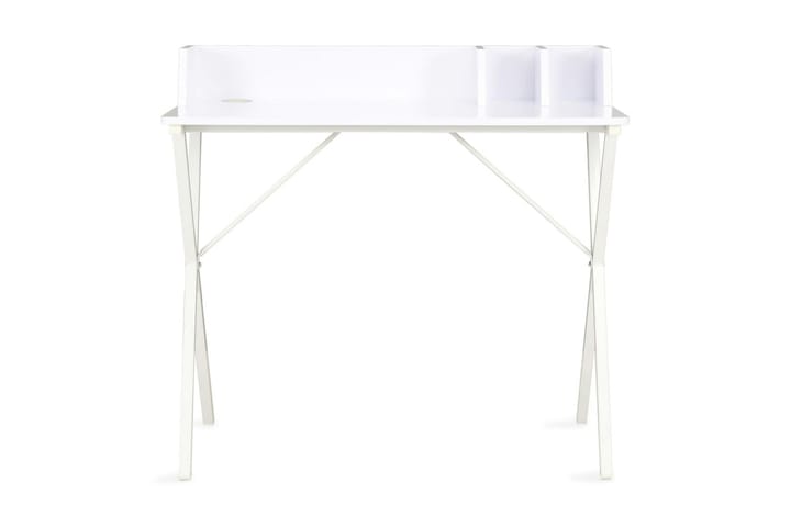 Työpöytä valkoinen 80x50x84 cm - Valkoinen - Huonekalut - Pöydät - Kirjoituspöydät