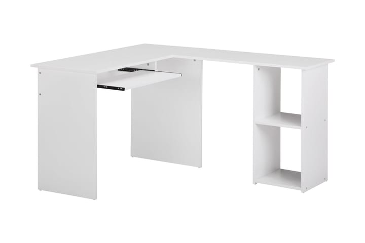 Kirjoituspöytä Gaddana 140 cm - Valkoinen - Huonekalut - Pöytä & ruokailuryhmä - Työpöytä - Kirjoituspöytä - Kulmakirjoituspöytä