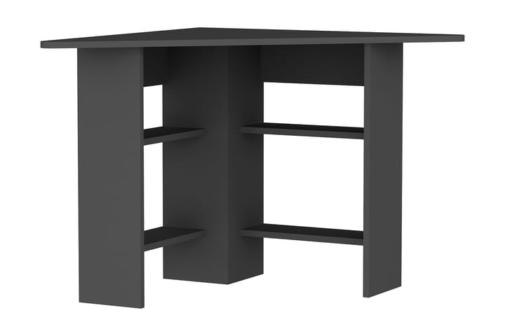 Kulmakirjoituspöytä Cornera 80 cm Säilytyksellä Hyllyt - Antrasiitti - Huonekalut - Pöydät & ruokailuryhmät - Työpöytä - Kirjoituspöytä