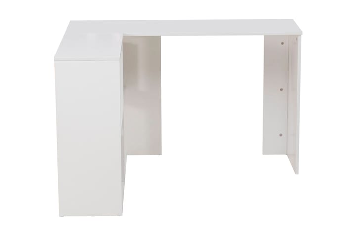 Kulmakirjoituspöytä Valvoline 119 cm - Musta/Valkoinen - Huonekalut - Pöytä & ruokailuryhmä - Apupöytä & sivupöytä - Tarjotinpöytä & pikkupöytä