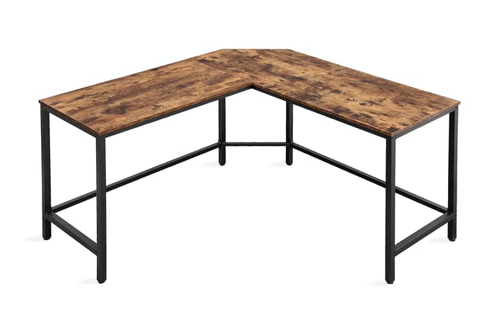Tietokonepöytä L-muoto Ruskea - Vasagle - Huonekalut - Pöydät & ruokailuryhmät - Työpöytä - Kirjoituspöytä - Kulmakirjoituspöytä