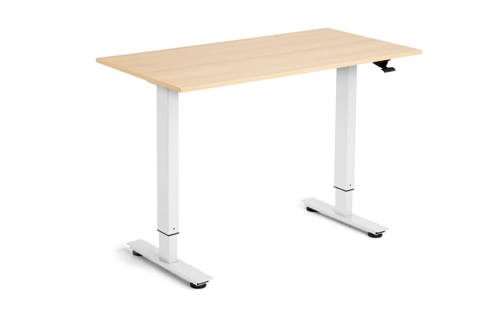 Flexidesk Korkeussäädettävä pöytä Tammi/Valkoinen