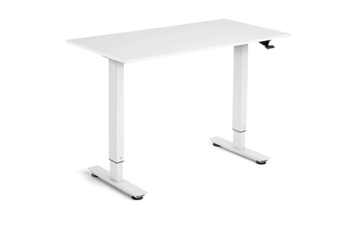 Flexidesk Korkeussäädettävä pöytä Valkoinen/Valkoinen - Sarpsborg Metall - Huonekalut - Pöydät & ruokailuryhmät - Työpöytä - Sähköpöytä & säädettävä työpöytä