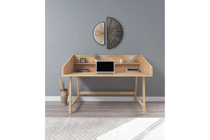 Kirjoituspöytä Aldama 120 cm - Vaalea Luonnonväri - Huonekalut - Pöytä & ruokailuryhmä - Työpöytä - Kirjoituspöytä