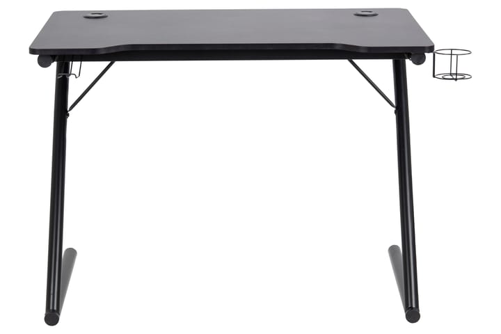 Kirjoituspöytä Annaleigh 100 cm med Mukipidike+Kuulokepidike - Musta/Matta Musta - Huonekalut - Pöytä & ruokailuryhmä - Työpöytä - Kirjoituspöytä