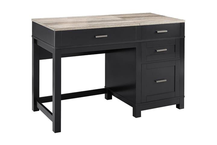 Kirjoituspöytä Carver 120 cm Musta - Dorel Home - Huonekalut - Pöytä & ruokailuryhmä - Työpöytä - Kirjoituspöytä