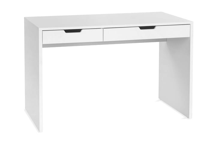 Kirjoituspöytä Crottie 120 cm Säilytyksellä 2 laatikkoa - Valkoinen - Huonekalut - Pöydät & ruokailuryhmät - Työpöytä - Kirjoituspöytä