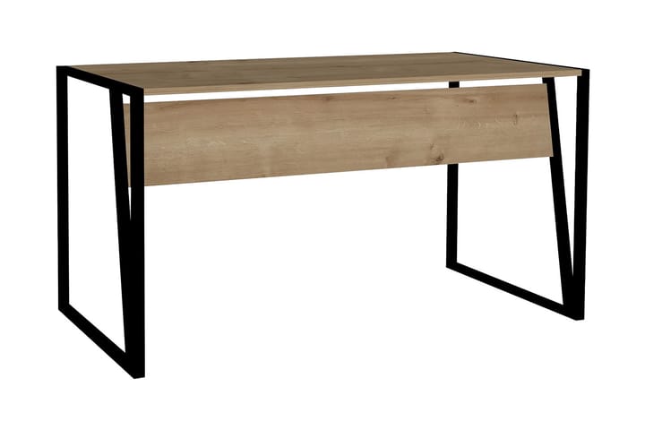 Kirjoituspöytä Cunday 140 cm - Ruskea/Musta - Huonekalut - Pöytä & ruokailuryhmä - Työpöytä - Kirjoituspöytä
