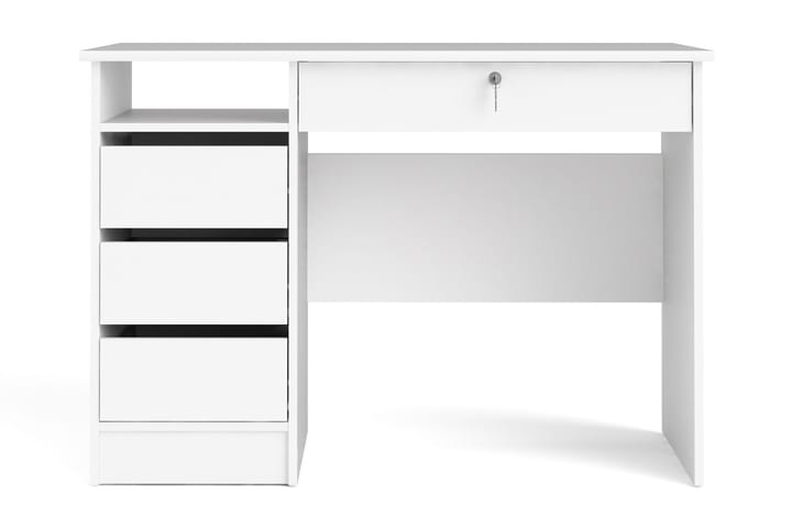 Kirjoituspöytä Falksa 109 cm - Valkoinen - Huonekalut - Pöytä & ruokailuryhmä - Työpöytä - Kirjoituspöytä