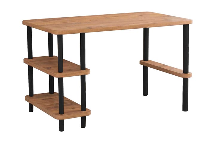 Kirjoituspöytä George 120x74,9x120 cm Säilytyksellä - Musta/Vihreä - Huonekalut - Pöytä & ruokailuryhmä - Työpöytä - Kirjoituspöytä