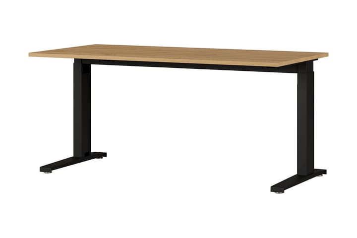 Kirjoituspöytä Grao 160 cm - Ruskea/Musta - Huonekalut - Pöydät & ruokailuryhmät - Työpöytä - Kirjoituspöytä - Korkeussäädettävä kirjoituspöytä