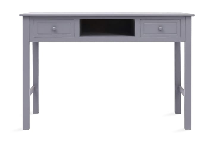 Kirjoituspöytä harmaa 110x45x76 cm puinen - Harmaa - Huonekalut - Pöydät & ruokailuryhmät - Työpöytä - Kirjoituspöytä