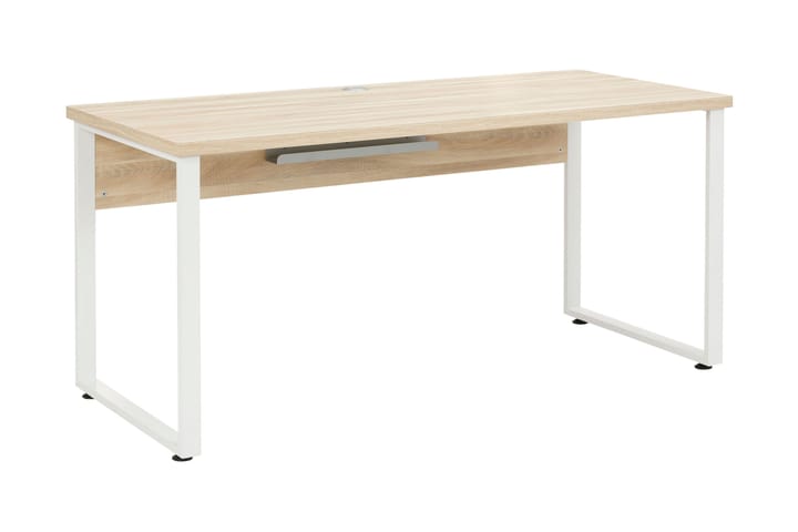 Kirjoituspöytä Heiden 160 cm - Ruskea/Platinanharmaa - Huonekalut - Pöydät & ruokailuryhmät - Työpöytä - Kirjoituspöytä