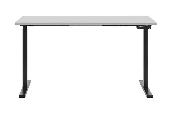 Kirjoituspöytä Hengrove 130 cm manuaalisesti säädettävä - Harmaa / Musta - Huonekalut - Pöydät & ruokailuryhmät - Työpöytä - Kirjoituspöytä