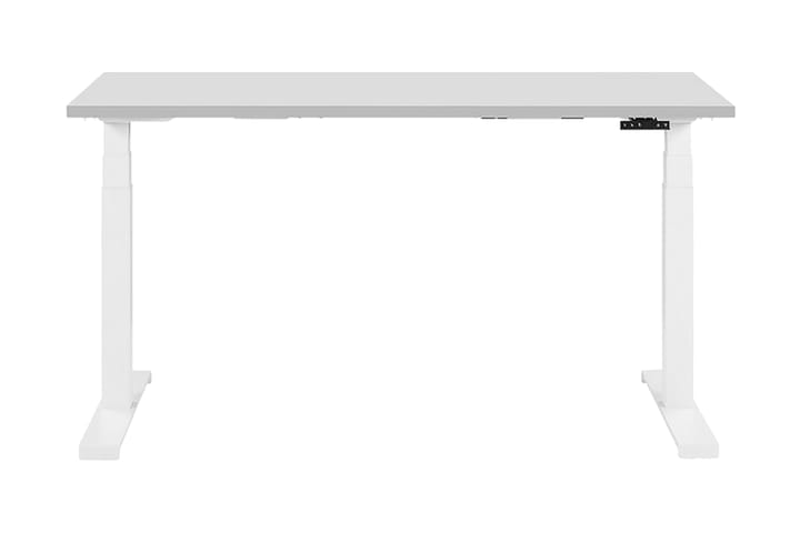 Kirjoituspöytä Hengrove 130 cm Sähkösäätö - Harmaa - Huonekalut - Pöytä & ruokailuryhmä - Työpöytä - Kirjoituspöytä