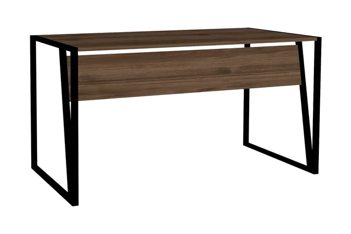 Kirjoituspöytä Kemiri 140 cm - Pähkinänruskea/Musta - Huonekalut - Pöydät & ruokailuryhmät - Työpöytä - Kirjoituspöytä