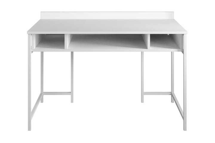 Kirjoituspöytä Kerkejaure 120 cm Säilytyksellä Hyllyt - Valkoinen - Huonekalut - Pöytä & ruokailuryhmä - Apupöytä & sivupöytä - Tarjotinpöytä & pikkupöytä