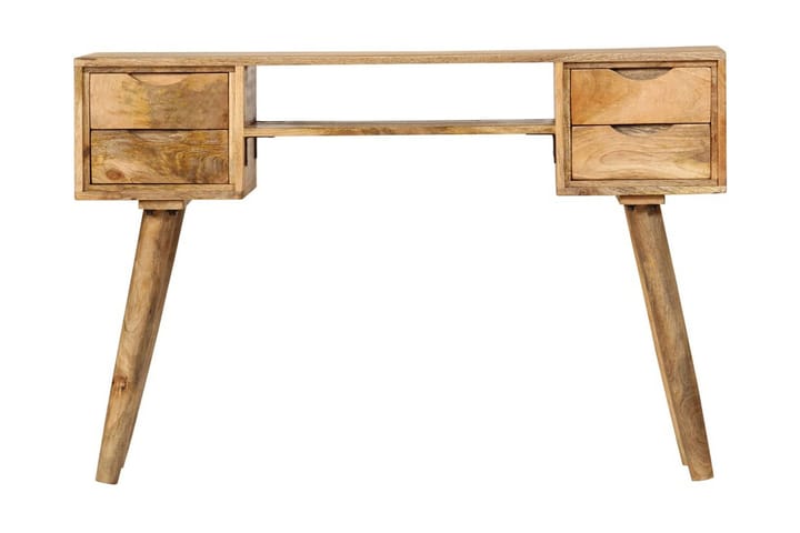 Kirjoituspöytä kiinteä mangopuu 115x47x76 cm - Ruskea - Huonekalut - Pöydät & ruokailuryhmät - Työpöytä - Kirjoituspöytä
