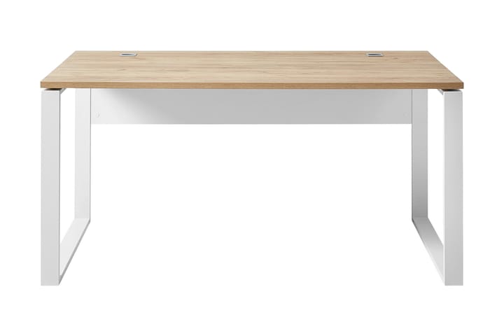 Kirjoituspöytä Lioni 158 cm - Beige/Valkoinen - Huonekalut - Pöytä & ruokailuryhmä - Työpöytä - Kirjoituspöytä