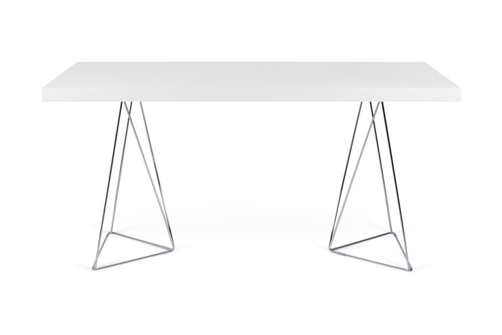 Kirjoituspöytä Multi 180 cm Kolmioijalat - Valkoinen - Huonekalut - Pöytä & ruokailuryhmä - Työpöytä - Kirjoituspöytä