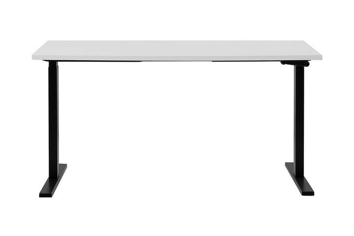 Kirjoituspöytä Myska Manuaalisäätö 180x80 cm - Valkoinen - Huonekalut - Pöydät & ruokailuryhmät - Työpöytä - Kirjoituspöytä