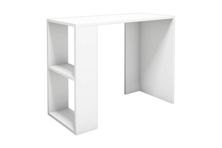 Kirjoituspöytä Nano 90 cm Säilytyksellä Hylly Vit - Homemania - Huonekalut - Pöydät & ruokailuryhmät - Työpöytä - Kirjoituspöytä
