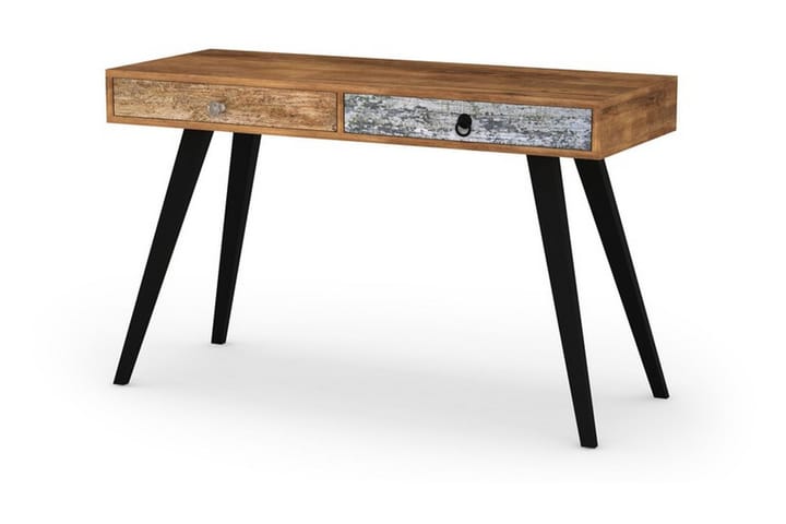 Kirjoituspöytä Nesbitt 120 cm Säilytyksellä 2 laatikkoa - Puu/Monivärinen - Huonekalut - Pöydät & ruokailuryhmät - Työpöytä - Kirjoituspöytä
