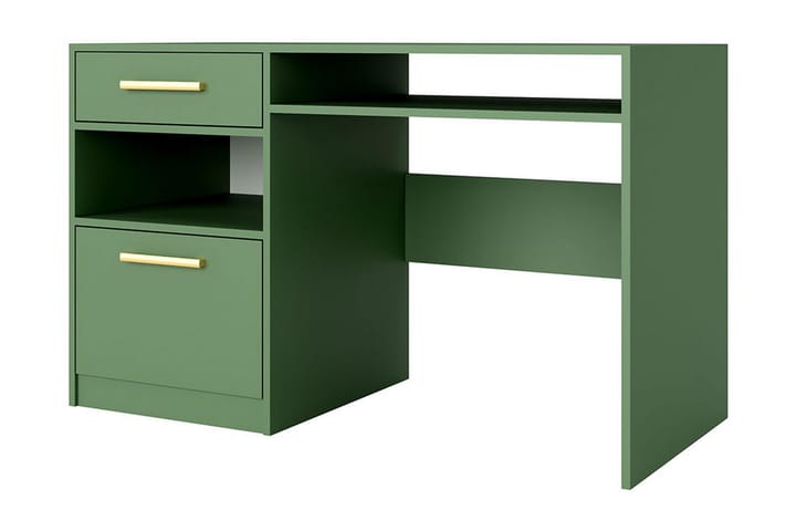 Kirjoituspöytä Ordino 125 cm - Vihreä - Huonekalut - Pöytä & ruokailuryhmä - Työpöytä - Kirjoituspöytä