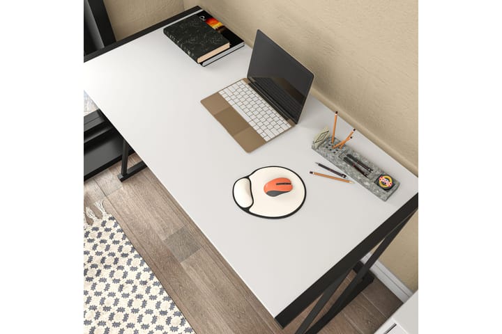 Kirjoituspöytä Oxaca 60x75x114 cm - Musta/Valkoinen - Huonekalut - Pöytä & ruokailuryhmä - Työpöytä - Kirjoituspöytä