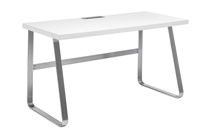 Kirjoituspöytä Peaver 140 cm - Valkoinen/Kromi - Huonekalut - Pöydät & ruokailuryhmät - Työpöytä - Kirjoituspöytä
