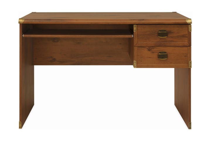 Kirjoituspöytä Portage 120 cm Säilytyksellä 2 laatikkoa - Luonnonväri - Huonekalut - Pöydät & ruokailuryhmät - Työpöytä - Kirjoituspöytä