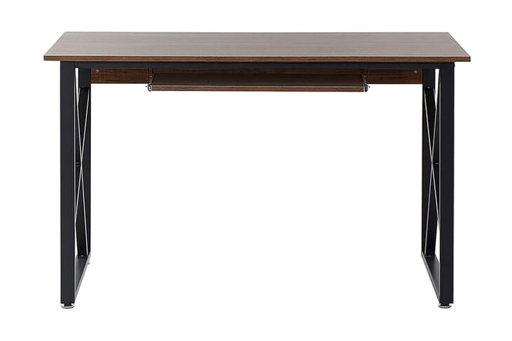 Kirjoituspöytä Quardon 120 cm - Tumma Puu/Musta - Huonekalut - Pöytä & ruokailuryhmä - Työpöytä - Kirjoituspöytä