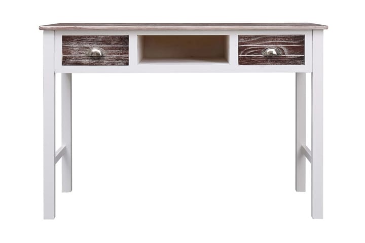 Kirjoituspöytä ruskea 110x45x76 cm puinen - Ruskea - Huonekalut - Pöydät & ruokailuryhmät - Työpöytä - Kirjoituspöytä