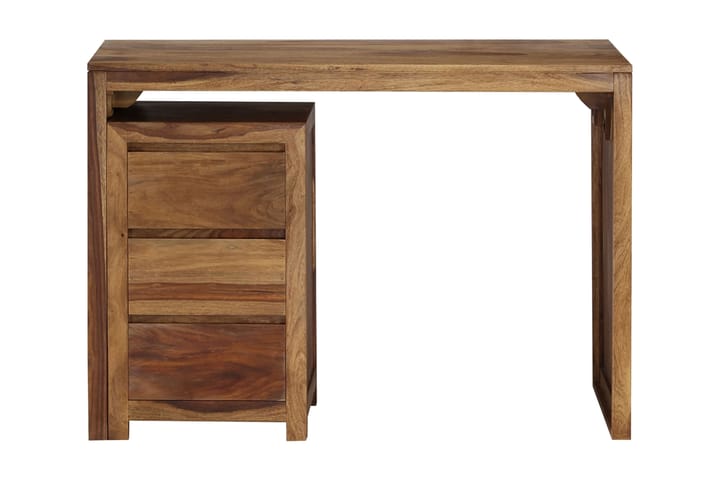 Kirjoituspöytä seesampuu 110x55x76 cm - Ruskea - Huonekalut - Pöydät & ruokailuryhmät - Työpöytä - Kirjoituspöytä