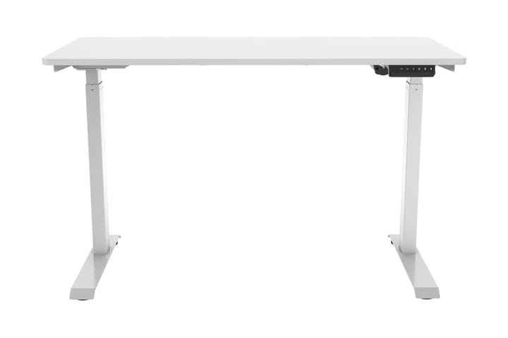 Kirjoituspöytä Shabus 120 cm Korkeussäädettävä - Valkoinen - Huonekalut - Pöytä & ruokailuryhmä - Työpöytä - Kirjoituspöytä
