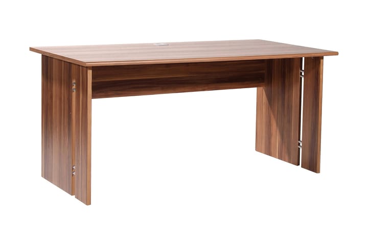 Kirjoituspöytä Sukko 160 cm - Pähkinänruskea - Huonekalut - Pöytä & ruokailuryhmä - Työpöytä - Kirjoituspöytä