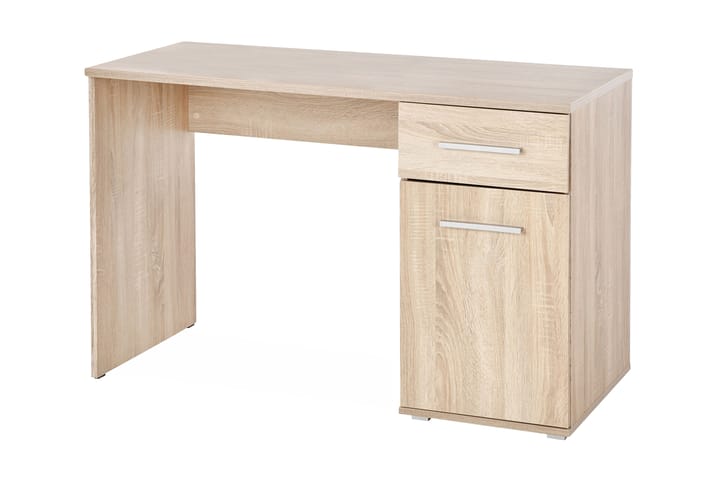 Kirjoituspöytä Tarica 120 cm Säilytyksellä Hylly+kaappi - Tammenväri - Huonekalut - Pöytä & ruokailuryhmä - Työpöytä - Kirjoituspöytä