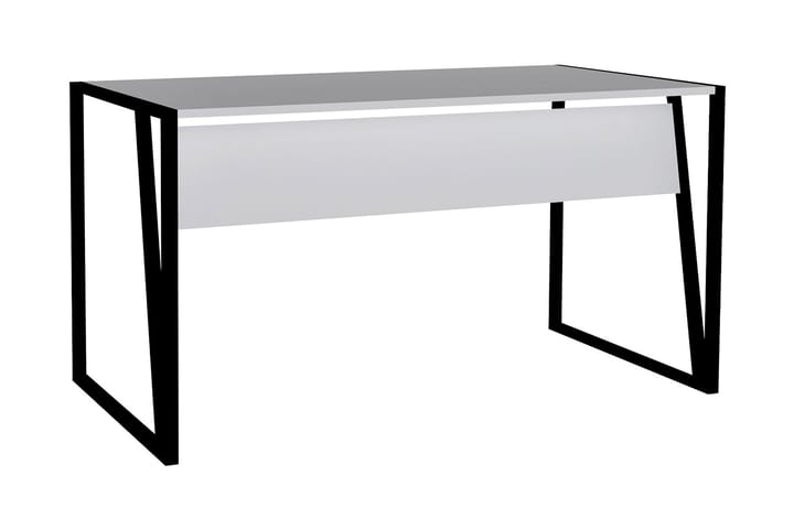 Kirjoituspöytä Tifany 140 cm - Valkoinen/Musta - Huonekalut - Pöydät & ruokailuryhmät - Työpöytä - Kirjoituspöytä