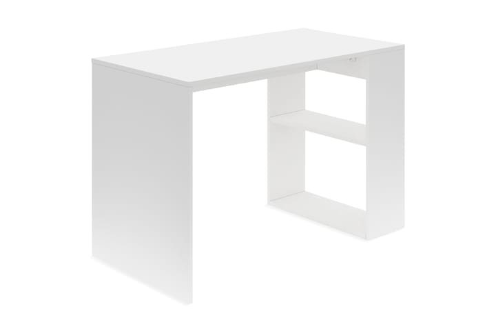 Kirjoituspöytä Torrbo 112 cm Säilytyksellä Hyllyt - Valkoinen - Huonekalut - Pöytä & ruokailuryhmä - Työpöytä - Kirjoituspöytä