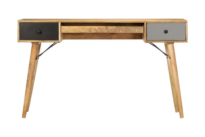 Kirjoituspöytä vetolaatikoilla 130x50x80 cm täysi mangopuu - Ruskea - Huonekalut - Pöydät & ruokailuryhmät - Työpöytä - Kirjoituspöytä