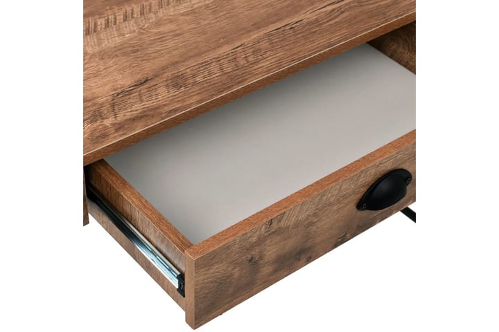 Kirjoituspöytä vetolaatikolla 110x55x75 cm tammen värinen - Ruskea - Huonekalut - Pöydät & ruokailuryhmät - Työpöytä - Kirjoituspöytä