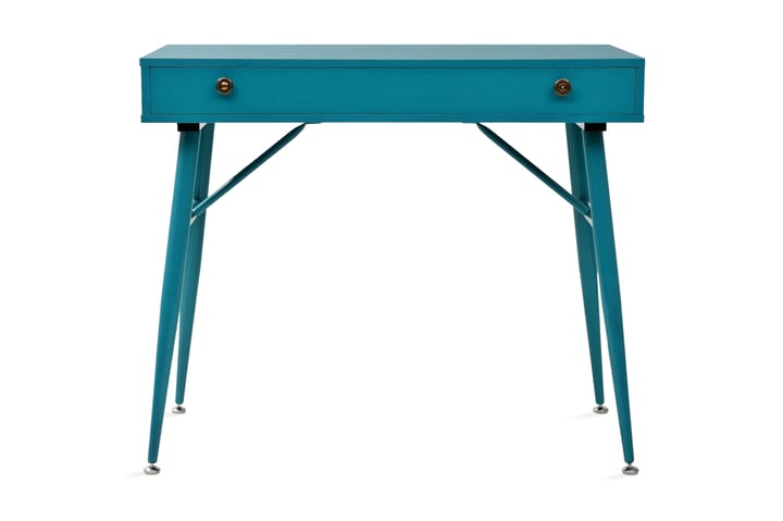 Kirjoituspöytä vetolaatikolla 90x50x76,5cm antiikkinen - Vihreä - Huonekalut - Pöydät & ruokailuryhmät - Apupöytä & sivupöytä - Tarjotinpöytä & pikkupöytä