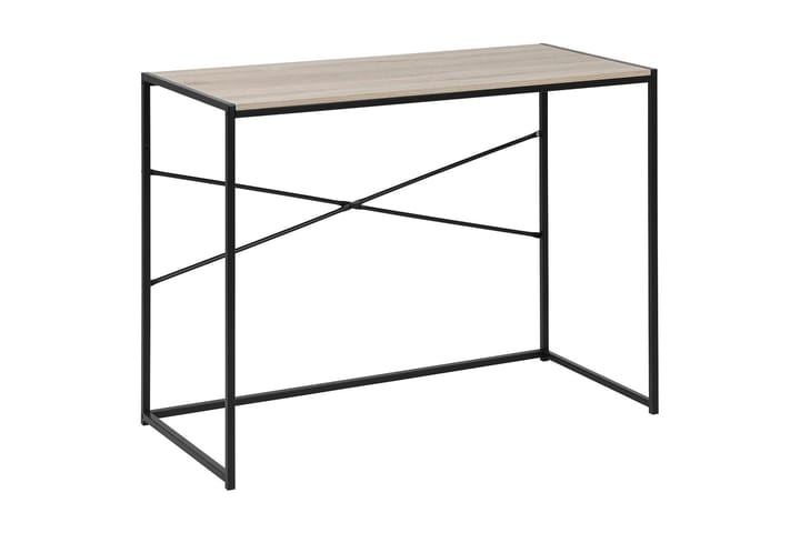 Kirjoituspöytä Walmon 100 cm - Luonnonväri/Harmaa/Musta - Huonekalut - Pöydät & ruokailuryhmät - Työpöytä - Kirjoituspöytä