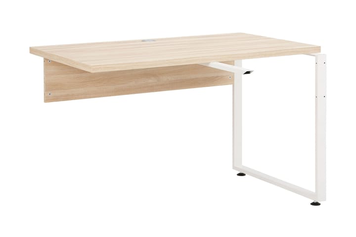 Kirjoituspöytäosa Heiden 170 cm - Ruskea/Platinanharmaa - Huonekalut - Pöytä & ruokailuryhmä - Työpöytä - Kirjoituspöytä