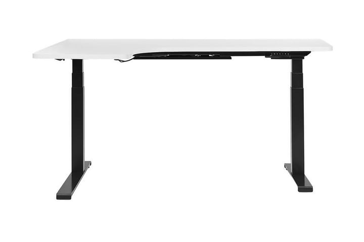 Kulmakirjoistuspöytä Hengrove 160 cm Vasen Sähkösäätöinen - Valkoinen - Huonekalut - Pöytä & ruokailuryhmä - Työpöytä - Kirjoituspöytä